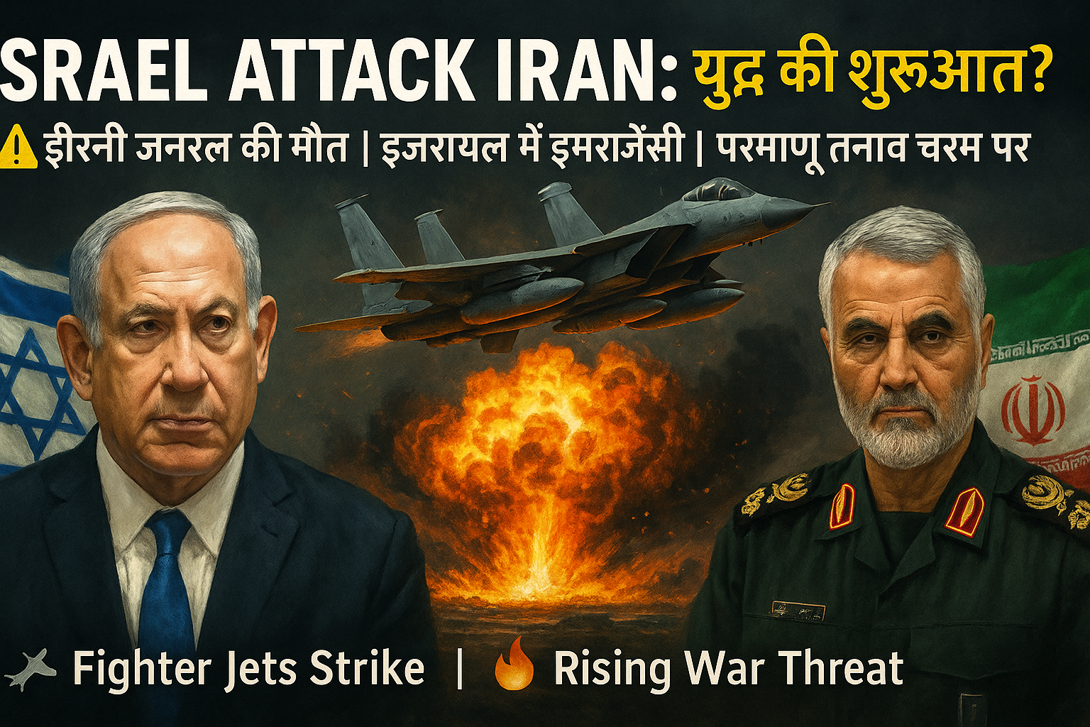 Iran Israel Conflict: 48 घंटे से जारी संघर्ष में सैकड़ों की जान गई, दोनों देशों ने एक-दूसरे पर मिसाइल से किए हमले, हालात बेहद तनावपूर्ण।