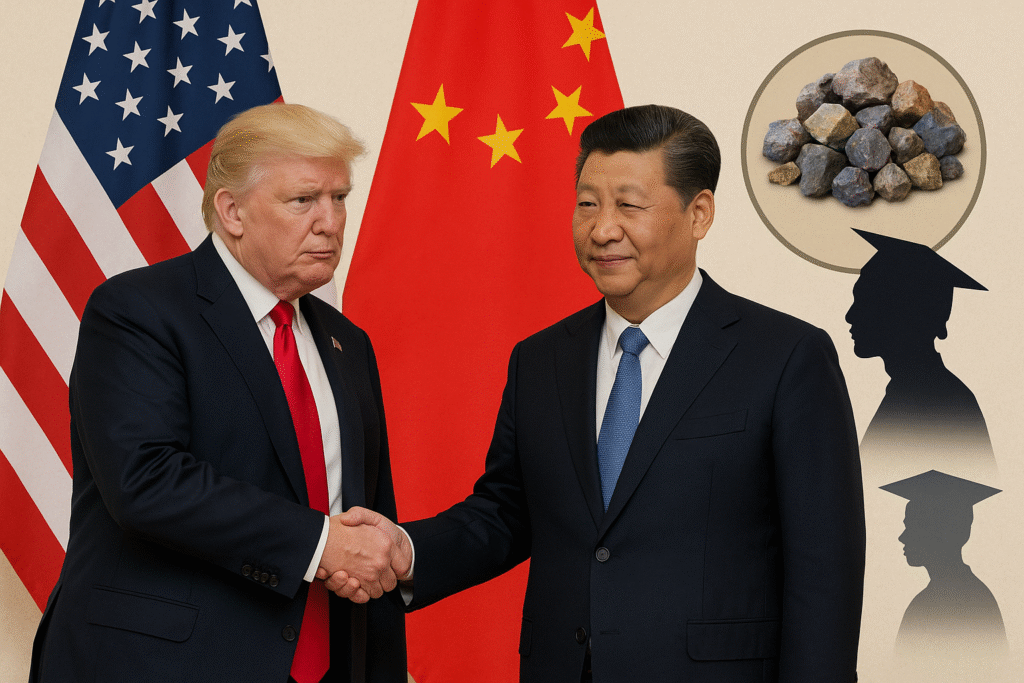 US China Trade Deal: रेयर अर्थ के बदले छात्र वीजा पर समझौता