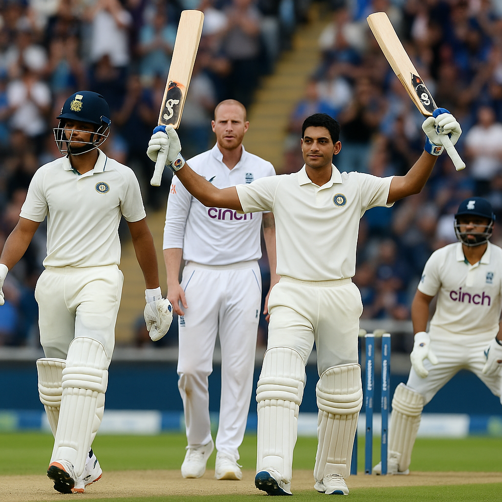 India vs England टेस्ट सीरीज के पहले दिन यशस्वी और गिल ने शतक जमाए, टीम इंडिया ने 3 विकेट पर बनाए 359 रन, इंग्लैंड पर बनाया दबाव।