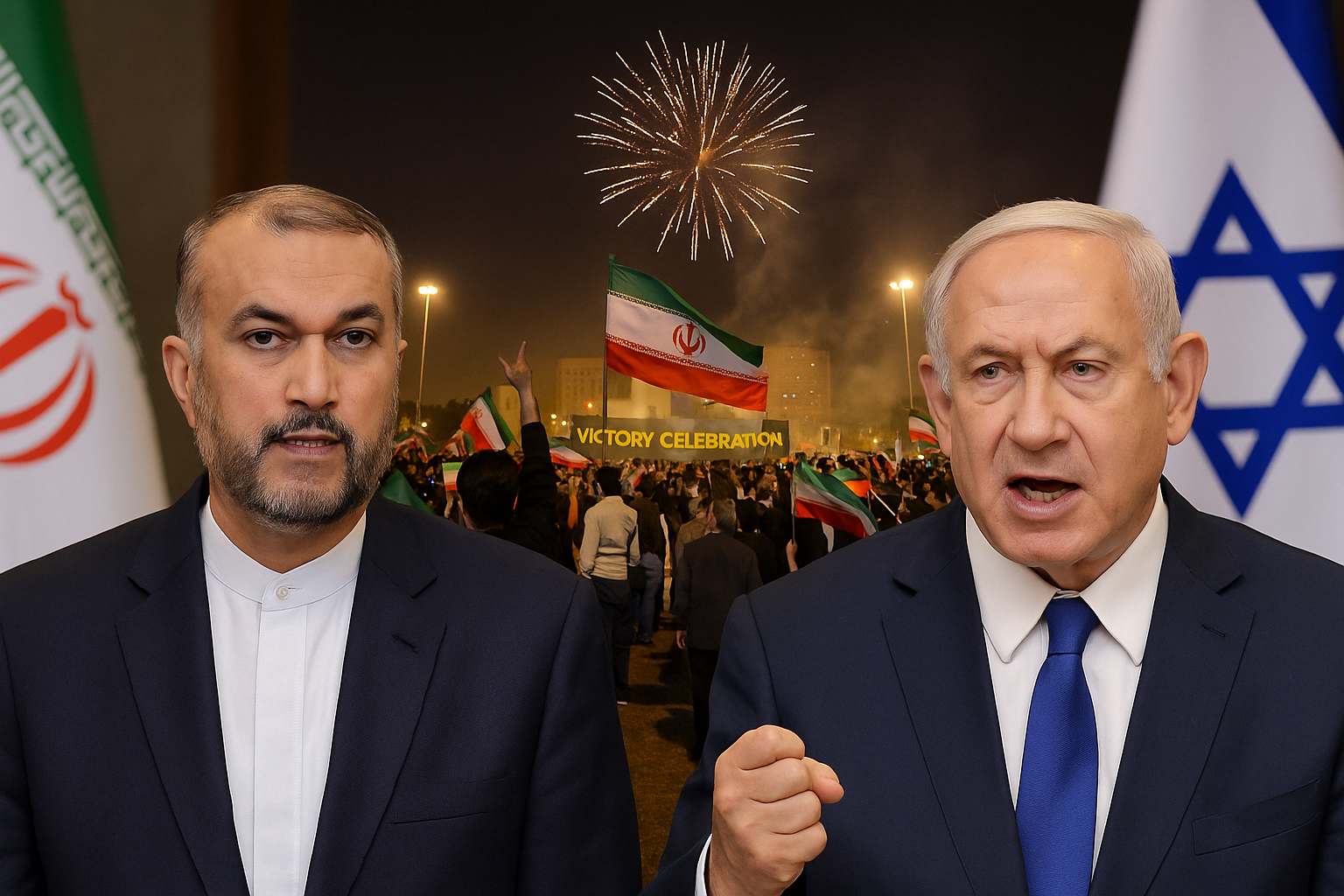 Iran Israel Ceasefire के बाद भी दोनों देश खुद को विजेता बता रहे हैं। ईरान ने परमाणु परीक्षण जारी रखने की बात कही, इजरायल ने ऐतिहासिक जीत बताई।
