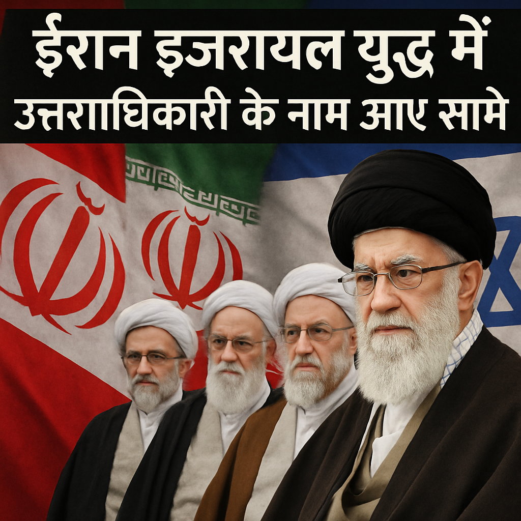 Iran Israel Conflict के बीच ईरान के सुप्रीम लीडर खमनोई ने तीन उत्तराधिकारियों के नाम घोषित किए, बेटे को सूची में नहीं किया शामिल।
