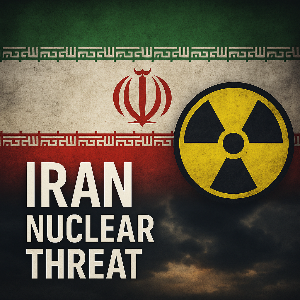 Iran Nuclear Threat के चलते इजरायल और अमेरिका ईरान को रोकने में जुटे हैं, जिससे पश्चिम एशिया में तनाव और परमाणु जंग की आशंका बढ़ती जा रही है।