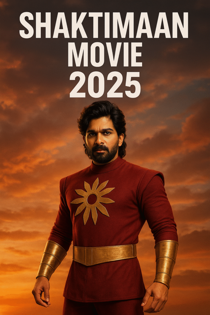Shaktimaan Movie 2025 में अल्लू अर्जुन निभा सकते हैं सुपरहीरो का किरदार, मुकेश खन्ना की सहमति, सोनी पिक्चर्स कर रही है बड़े बजट की तैयारी।