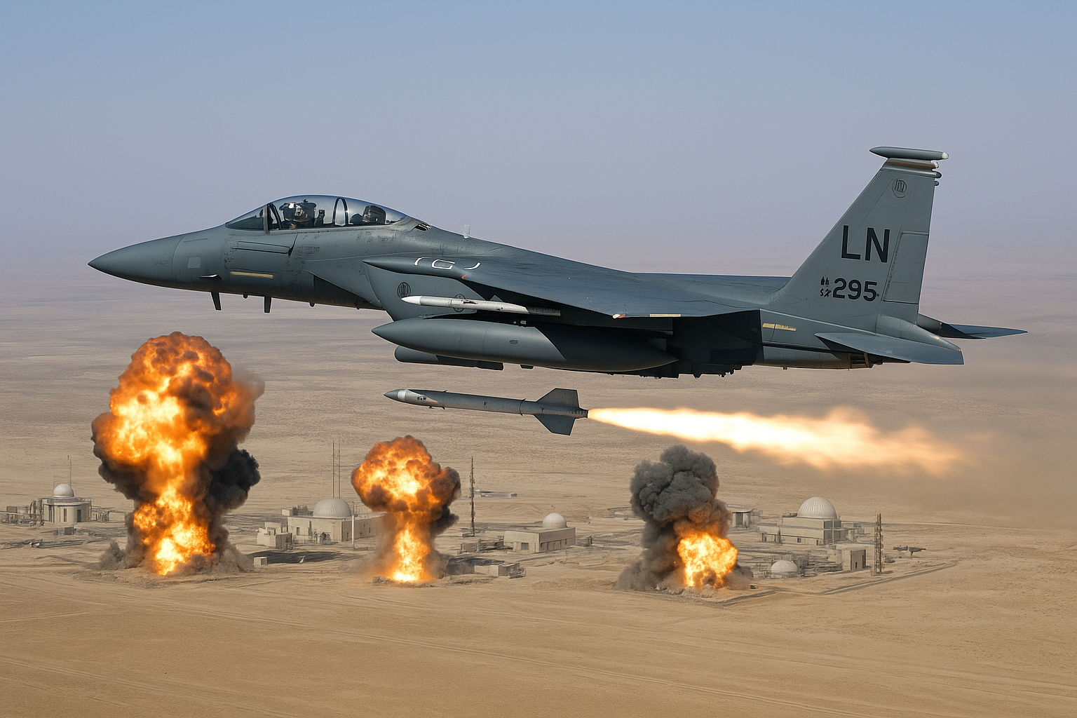 US Iran Strike में अमेरिका ने ईरान के फोर्दो, नतांज़ और इस्फहान परमाणु ठिकानों पर हमला किया। ट्रंप ने चेताया- शांति न होने पर और हमले होंगे।