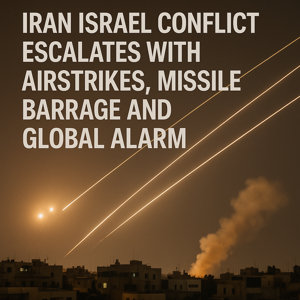 Iran Israel Conflict के बीच ईरान के सुप्रीम लीडर ने इजरायल के खिलाफ युद्ध का ऐलान किया, अमेरिका ने मिडल ईस्ट में फाइटर जेट्स भेजे।
