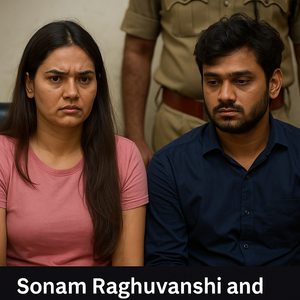 Raja Raghuvanshi Murder में पत्नी सोनम और प्रेमी राज कुशवाहा की खौफनाक साजिश का खुलासा, हत्या की प्लानिंग मेघालय हनीमून के बहाने हुई।