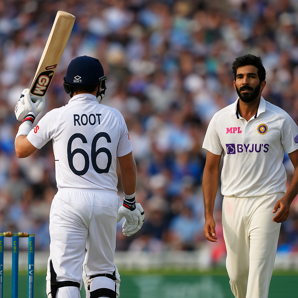 India vs England के चौथे टेस्ट में इंग्लैंड 544 रन बनाकर भारत पर 186 रन की बढ़त ले चुका है। जो रूट ने शतक लगाकर कई रिकॉर्ड अपने नाम किए।