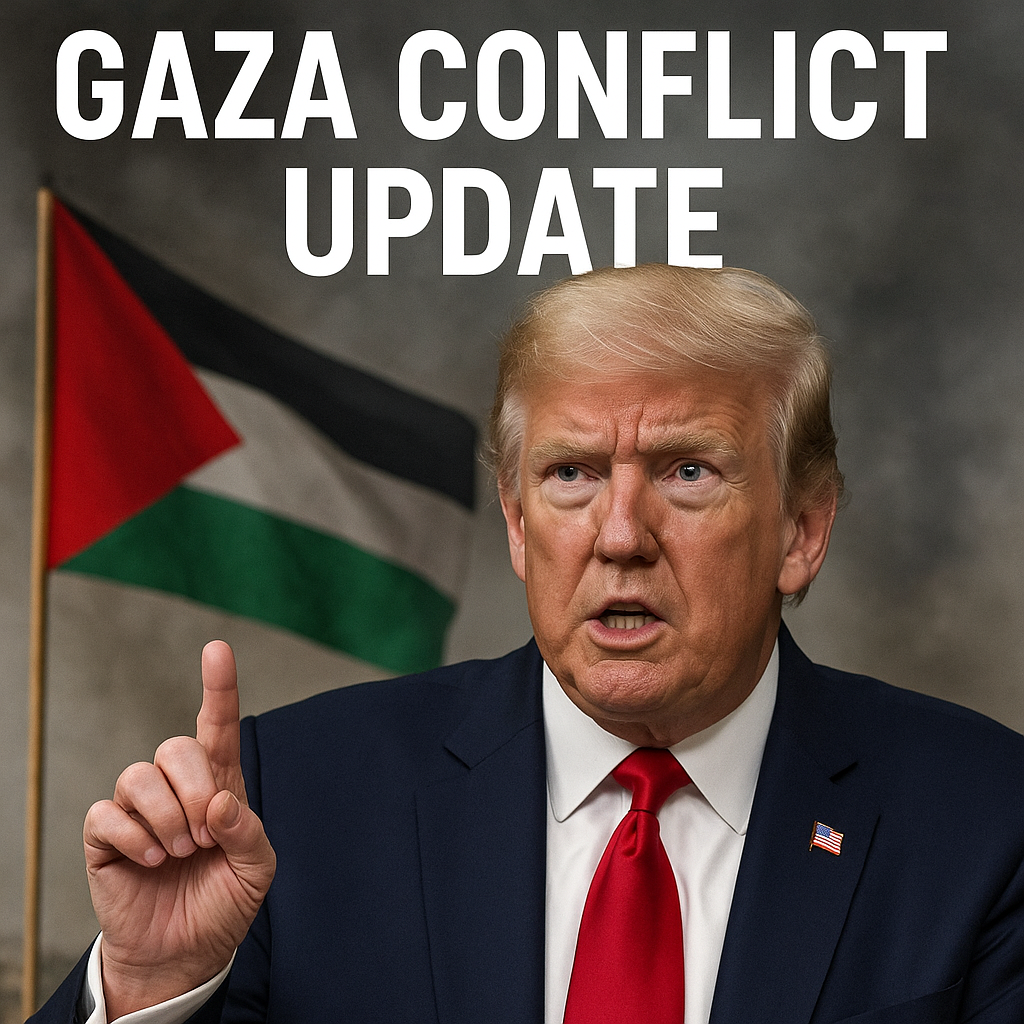 Gaza Humanitarian Crisis के बीच गाजा में भुखमरी और कुपोषण से बच्चों की हालत गंभीर, ट्रंप ने जताई चिंता, संघर्ष विराम की मांग तेज।