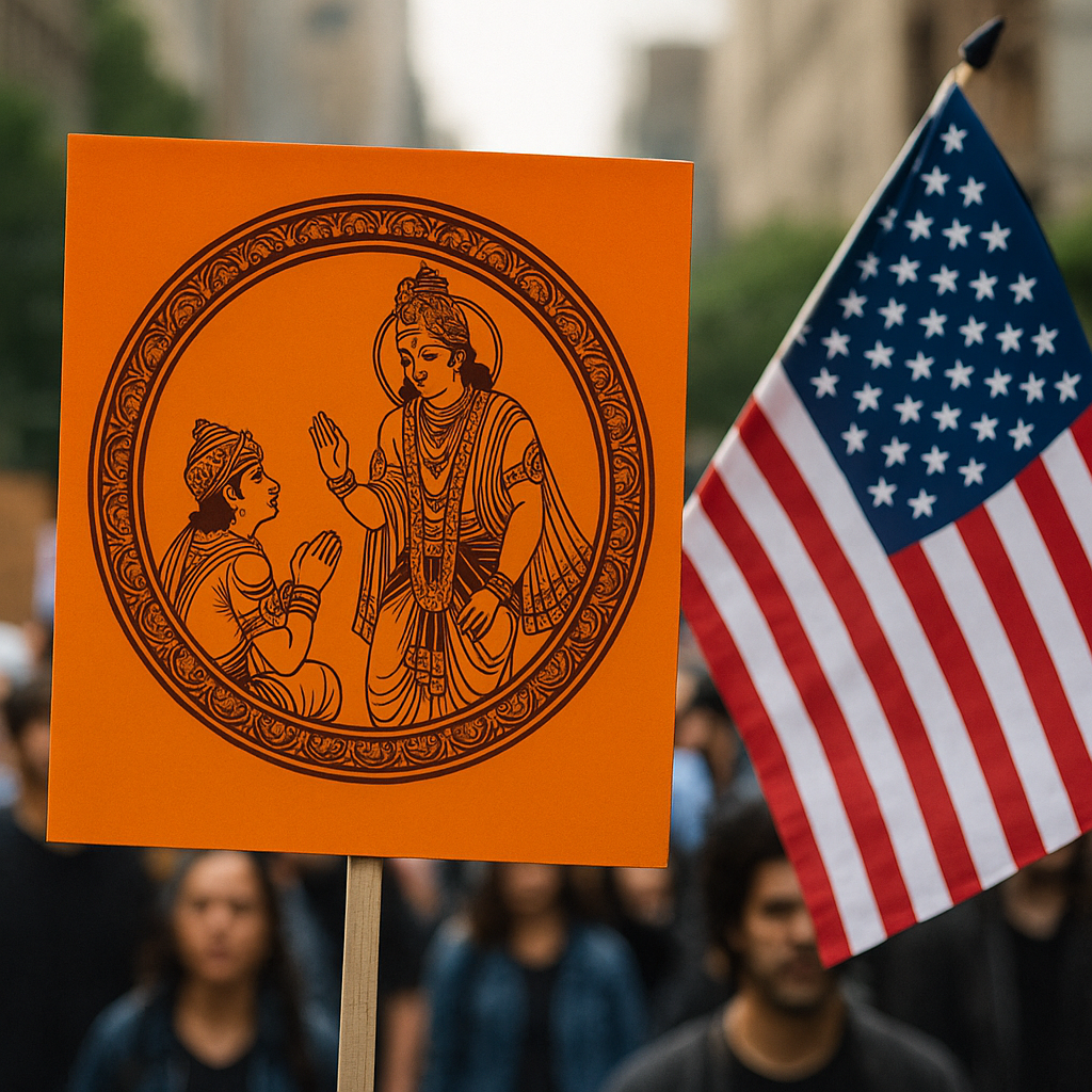Geeta Mahotsav USA में इस साल नहीं होगा आयोजन। वीजा समस्याओं और ट्रंप विरोधी प्रदर्शनों के कारण आयोजकों ने आयोजन स्थगित करने का फैसला लिया।