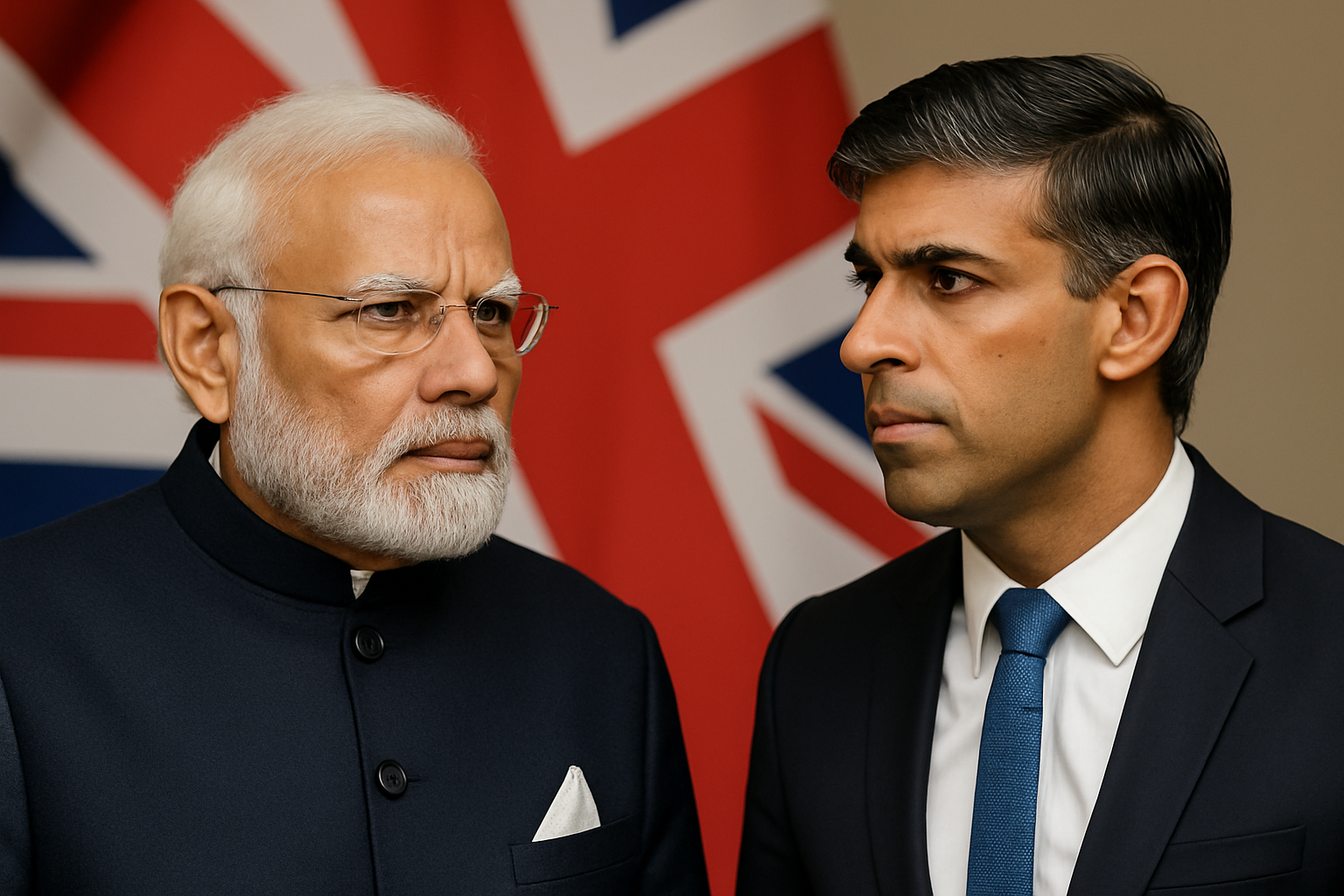 India UK Tensions बढ़ते जा रहे हैं क्योंकि ब्रिटेन ने भारत को दमनकारी देशों की सूची में रखा, जबकि हाल ही में FTA समझौता हुआ था।