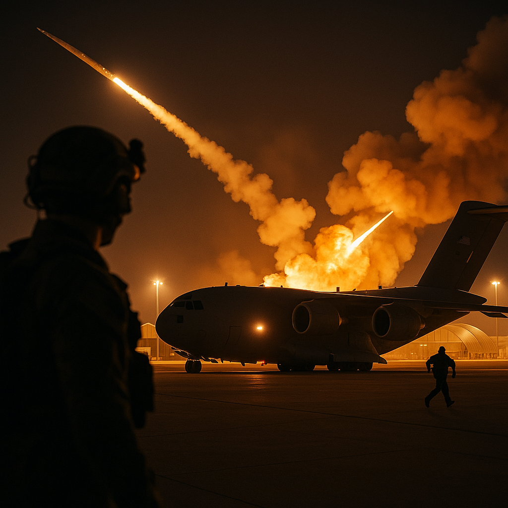 Iran US Airbase पर कतर में किया मिसाइल हमला, अमेरिका ने हल्के नुकसान की पुष्टि की, परमाणु ठिकानों पर B2 बमवर्षकों से किया पलटवार।