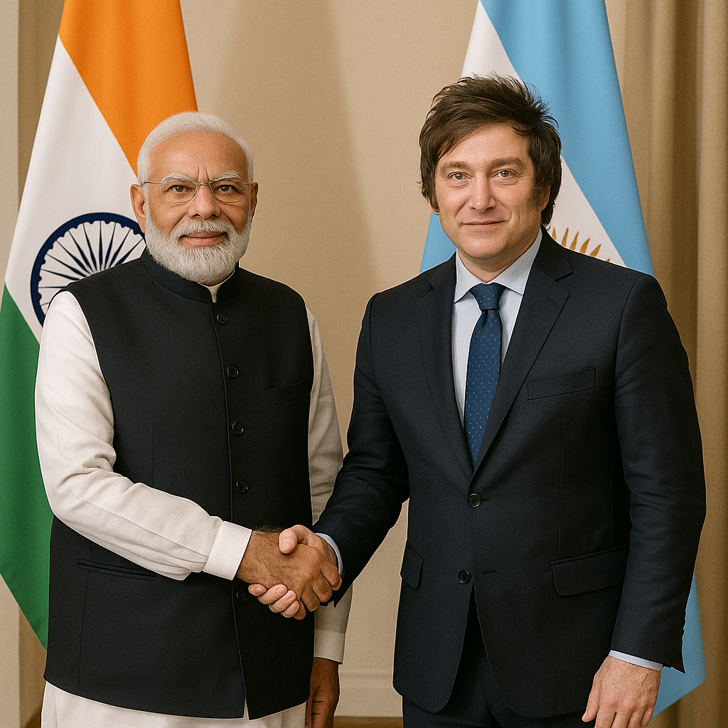 Modi Argentina Visit पीएम मोदी अर्जेंटीना पहुंचे, राष्ट्रपति से द्विपक्षीय वार्ता होगी, व्यापार, डिफेंस और लिथियम सप्लाई पर समझौते की उम्मीद।