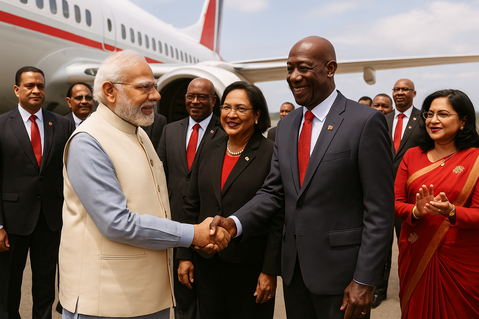 Modi Foreign Visit प्रधानमंत्री नरेंद्र मोदी त्रिनिदाद एंड टोबेगो पहुंचे, भारतीय समुदाय ने गर्मजोशी से किया स्वागत, द्विपक्षीय वार्ता होगी।