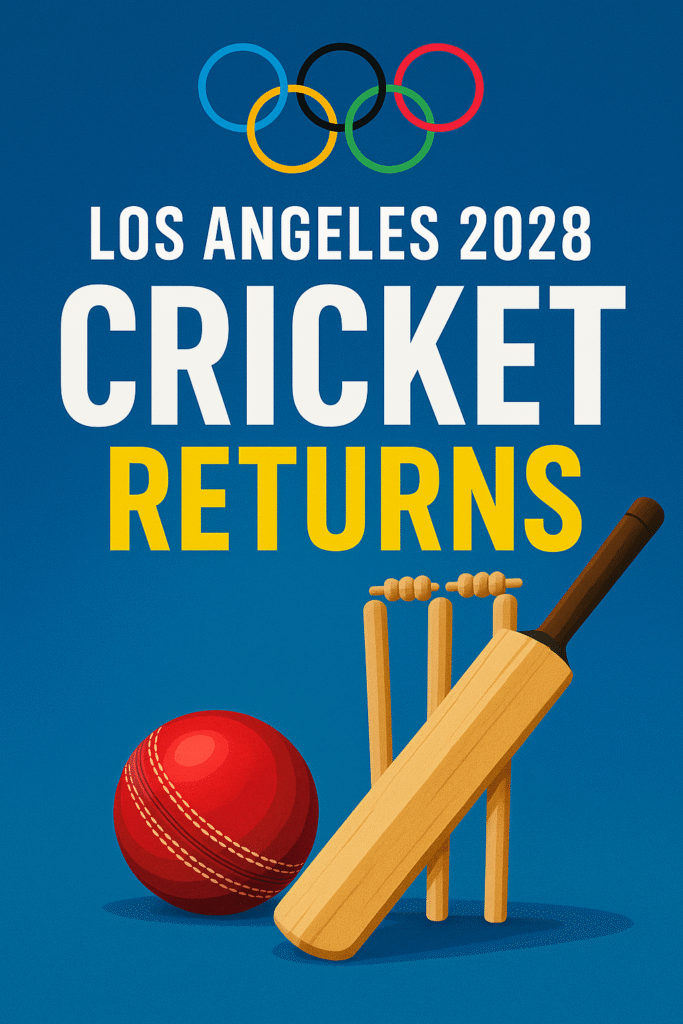 Olympics 2028 Cricket में छह पुरुष और छह महिला टीमें लेंगी हिस्सा, क्वालिफिकेशन की प्रक्रिया को लेकर वर्किंग ग्रुप बनाए जाने की घोषणा।
