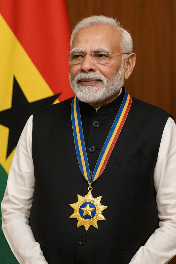 PM Modi Honour त्रिनिनाद और टोबेगो ने प्रधानमंत्री मोदी को अपने देश के सर्वोच्च सम्मान से नवाजा, मोदी ने इसे गर्व का पल बताते हुए आभार जताया।