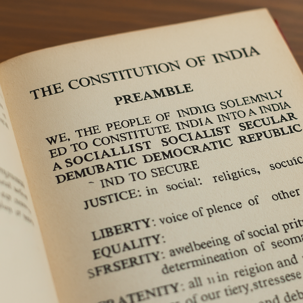 Secularism Socialism Constitution से हटाने को लेकर सरकार ने स्पष्ट किया कि इन शब्दों को संविधान से हटाने की कोई योजना नहीं है।