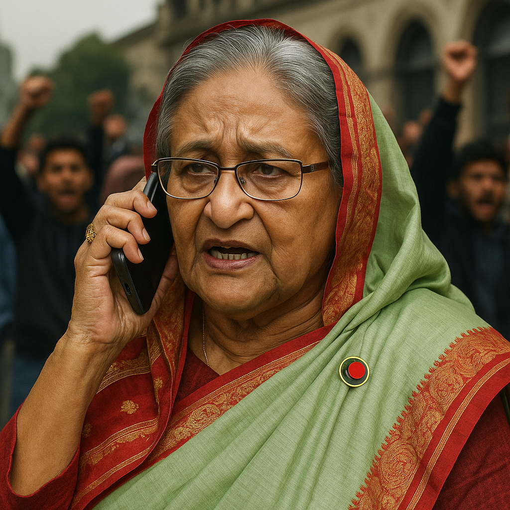 Sheikh Hasina Crisis में छात्र आंदोलन और तख्तापलट के बाद बांग्लादेश की पूर्व प्रधानमंत्री शेख हसीना देश छोड़कर भारत भागीं, ICC में केस जारी।