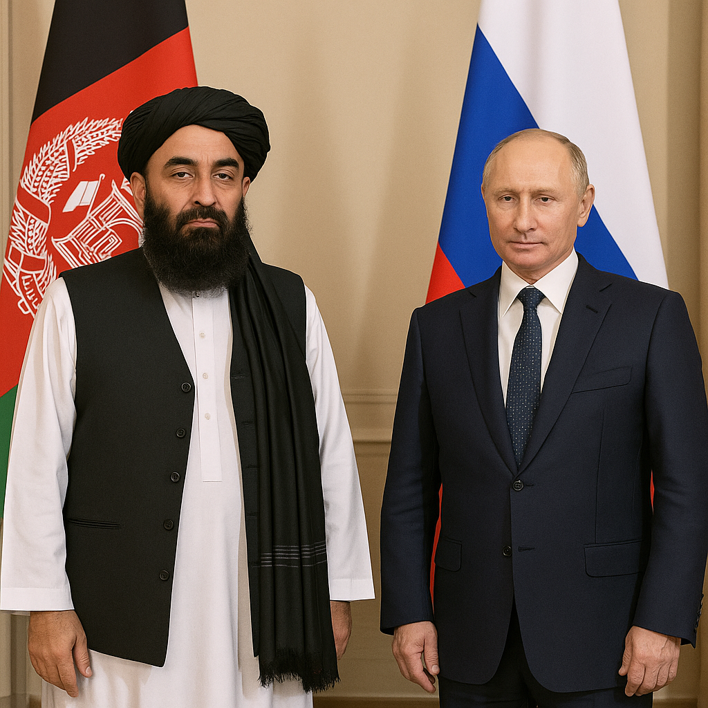 Taliban Russia Recognition रूस ने तालिबान सरकार को आधिकारिक मान्यता दी, दुनिया का पहला देश बना, तालिबान ने इसे बहादुरी भरा फैसला बताया।