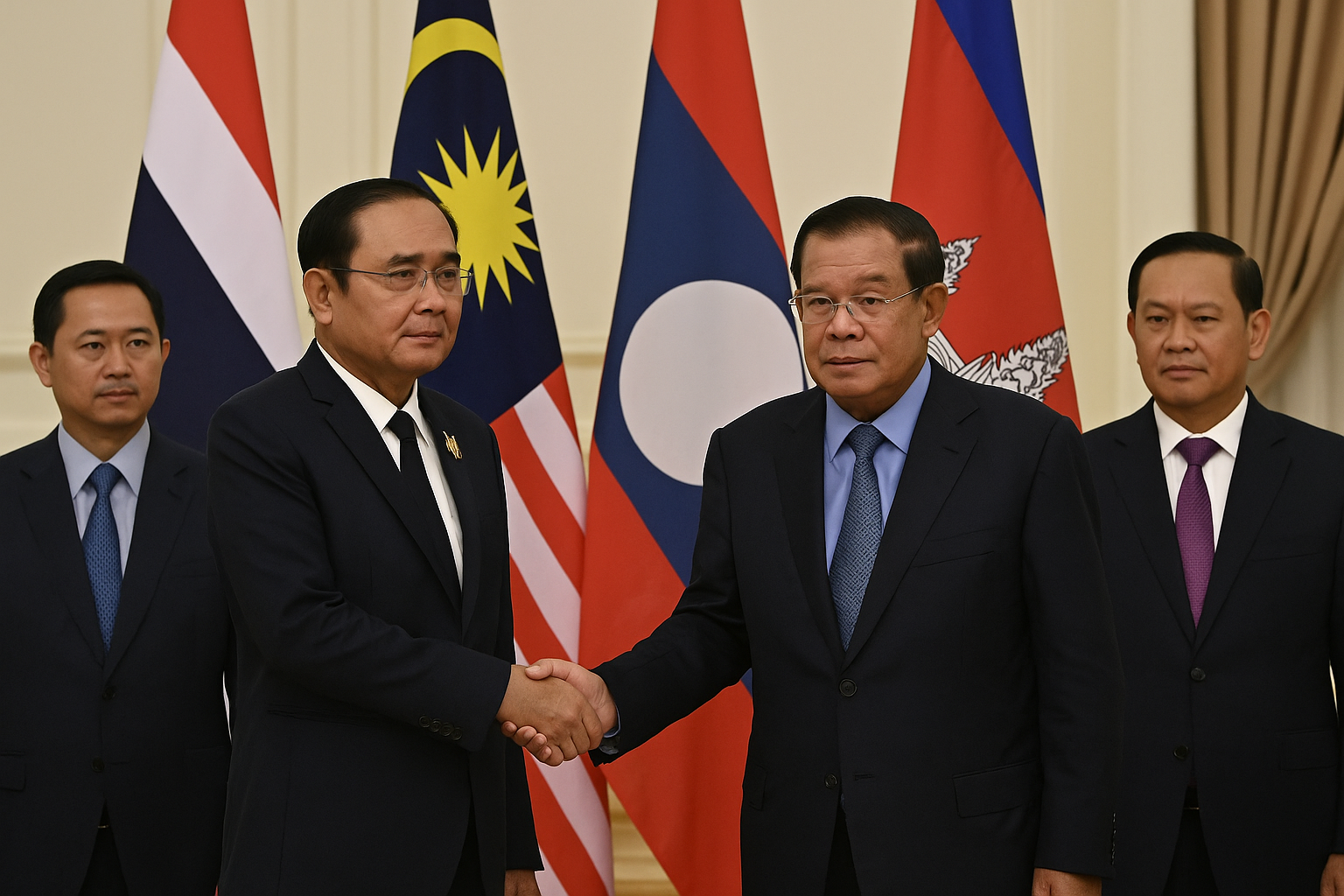 Thailand Cambodia Ceasefire पर सहमति बनी, मलेशिया में हुई वार्ता के बाद थाईलैंड और कंबोडिया ने युद्ध रोकने की घोषणा की, चीन-अमेरिका की भूमिका अहम।