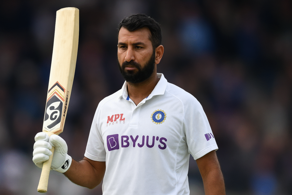 Cheteshwar Pujara Retirement के साथ 15 साल का सुनहरा क्रिकेट सफर खत्म, टेस्ट में 7195 रन, 19 शतक और 35 अर्धशतक के साथ पुजारा ने किया अलविदा।