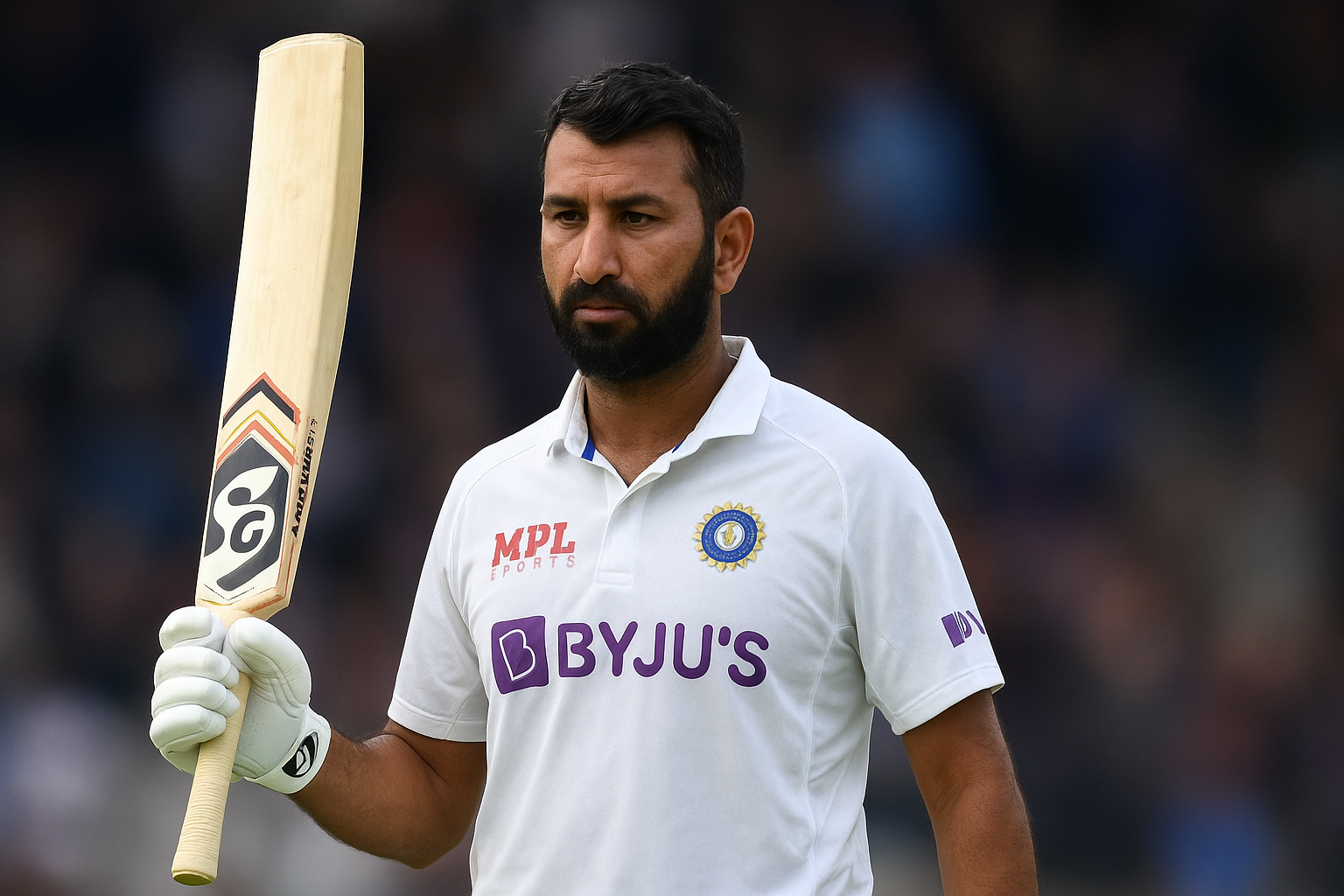 Cheteshwar Pujara Retirement के साथ टेस्ट क्रिकेट का एक सुनहरा अध्याय खत्म हुआ। 103 टेस्ट में 7195 रन, 19 शतक और 35 अर्धशतक के बाद पुजारा ने विदाई ली।