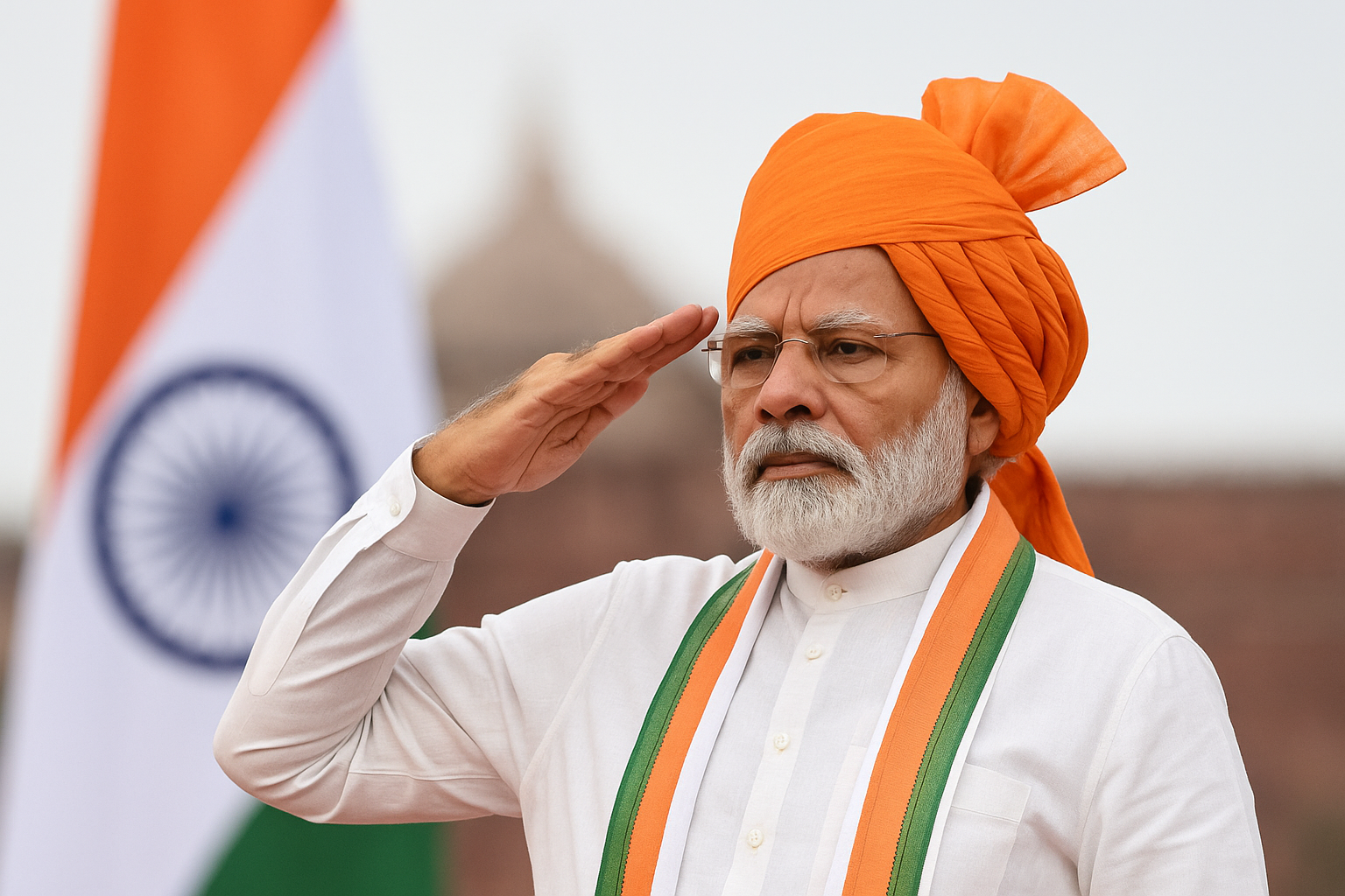 Independence Day 2025 पर पीएम मोदी 12वीं बार लाल किले से तिरंगा फहराएंगे, थीम ‘नया भारत’, ऑपरेशन सिंदूर की सफलता को समर्पित।