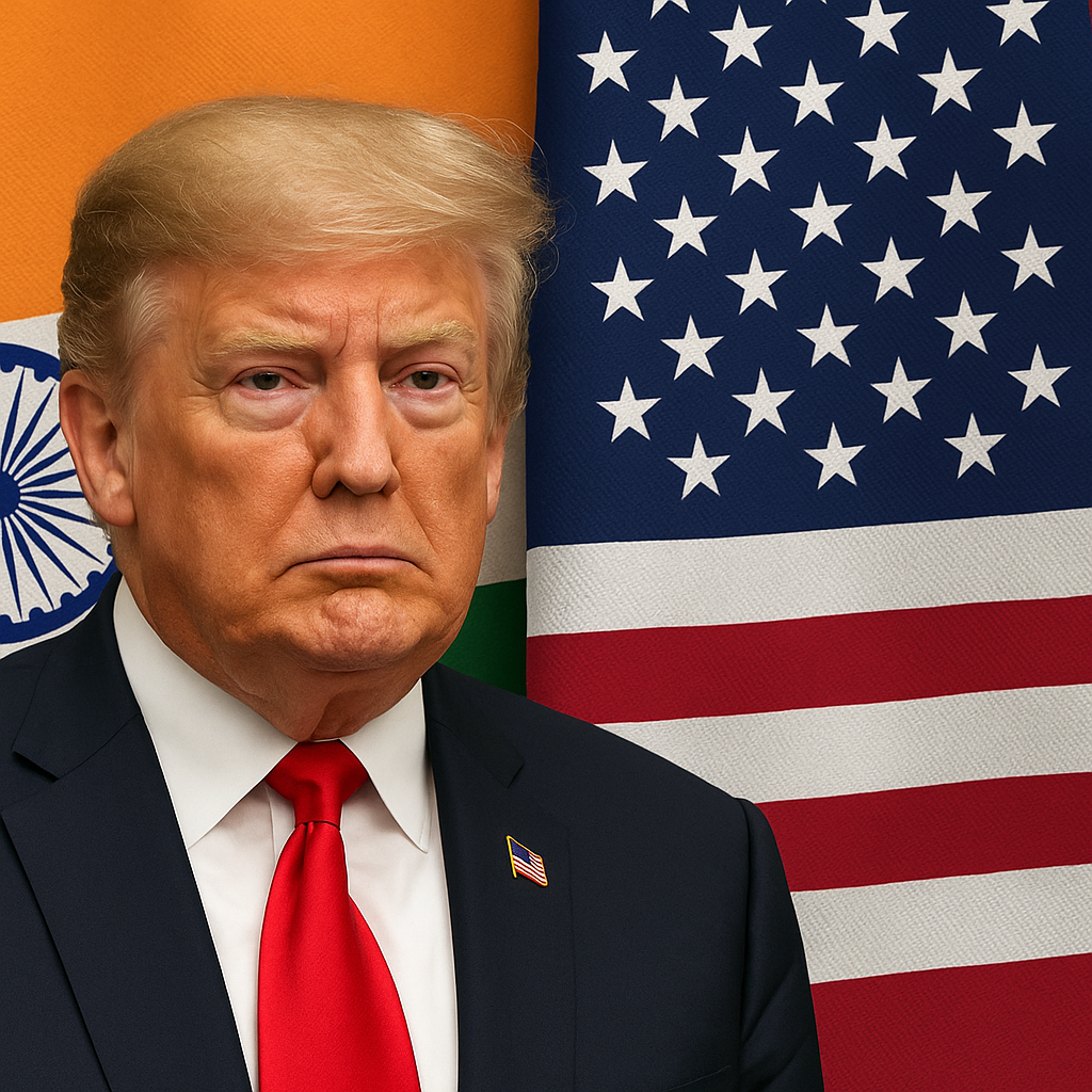India US Tariff विवाद बढ़ा, अमेरिका ने भारत पर कुल 50% टैरिफ लगाया, रूस से तेल व्यापार को बताया मुख्य कारण, भारत ने जवाब दिया कड़ा।