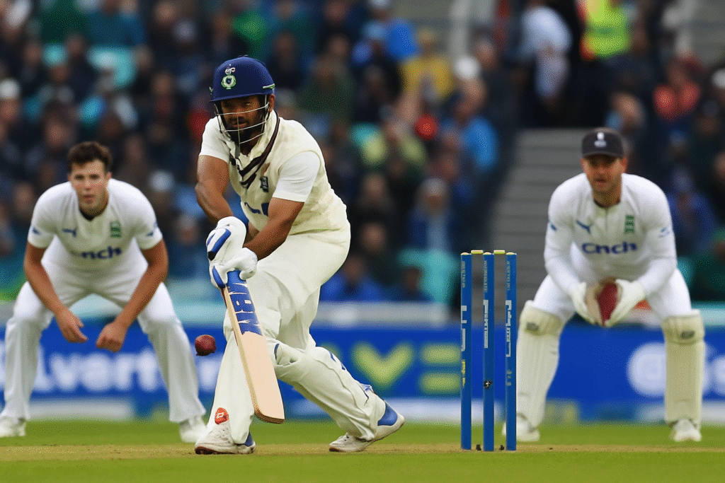 India vs England ओवल में खेले जा रहे अंतिम टेस्ट में भारत ने पहले दिन 2046 रन बनाए, करुण नायर अर्धशतक के साथ नाबाद लौटे, बारिश बनी बाधा।