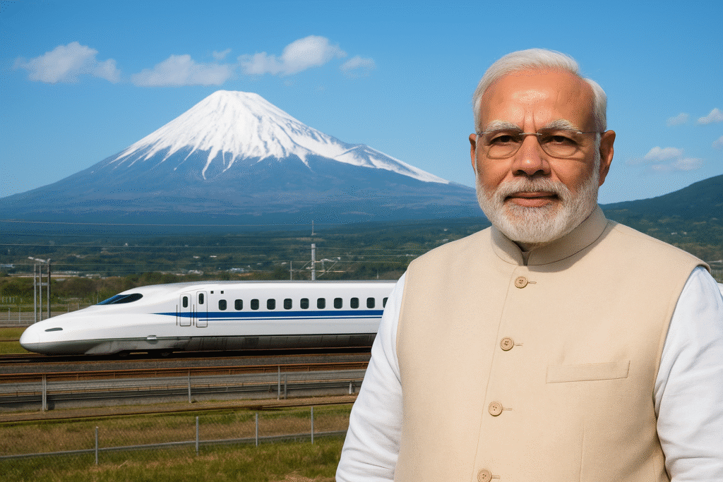 Modi Japan Visit में बुलेट ट्रेन फैक्ट्री का दौरा करेंगे पीएम मोदी। भारत-जापान रक्षा, टेक्नोलॉजी और निवेश पर हुए कई बड़े समझौते, 6 लाख करोड़ निवेश।