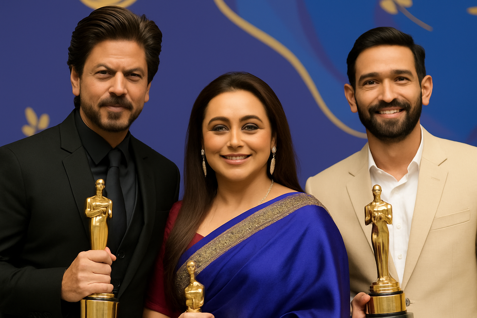 National Film Awards में शाहरुख खान को 'जवान' के लिए और रानी मुखर्जी को 'मिसेज चटर्जी वर्सेस नॉर्वे' के लिए बेस्ट एक्टर-एक्ट्रेस का अवार्ड मिला।
