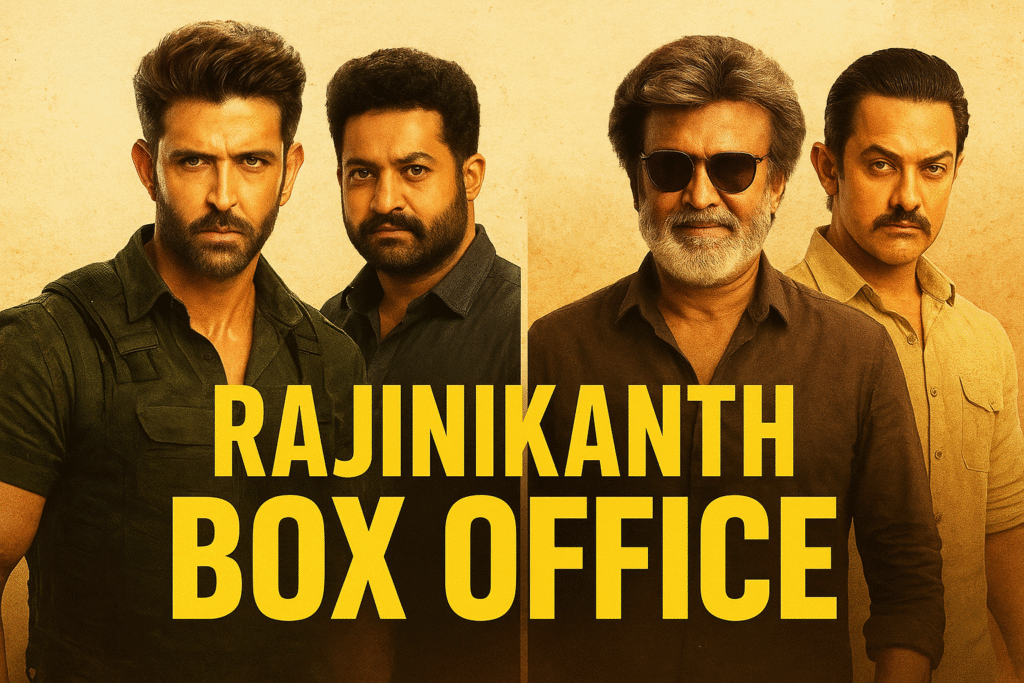 Rajinikanth Box Office पर पहले दिन ही फिल्म कुली ने 65 करोड़ की कमाई की, जबकि ऋतिक रोशन और जूनियर एनटीआर की वॉर 2 सिर्फ 52 करोड़ पर सिमट गई।