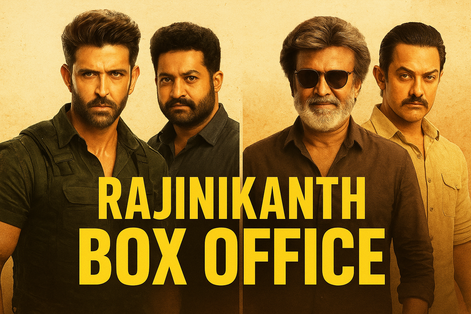 Rajinikanth Box Office पर पहले दिन ही फिल्म कुली ने 65 करोड़ की कमाई की, जबकि ऋतिक रोशन और जूनियर एनटीआर की वॉर 2 सिर्फ 52 करोड़ पर सिमट गई।