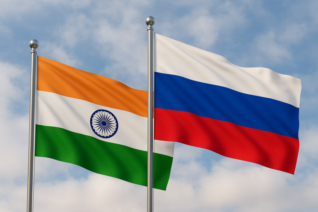 US India Tariff रूस ने भारत के समर्थन में बयान दिया, 50% अमेरिकी टैरिफ को गलत करार किया, भारत को कच्चे तेल पर 5% छूट देने का ऐलान किया।