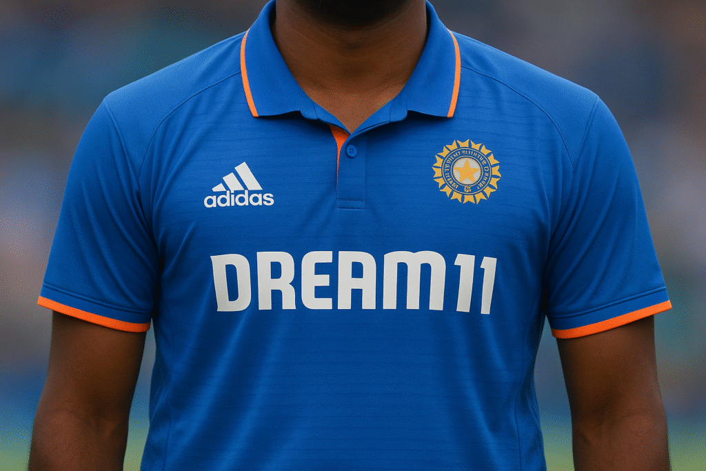 Dream11 Sponsorship खत्म होने के बाद बीसीसीआई टीम इंडिया के लिए नए स्पॉन्सर की तलाश कर रही है। एशिया कप 2025 में टीम बिना स्पॉन्सर उतर सकती है।
