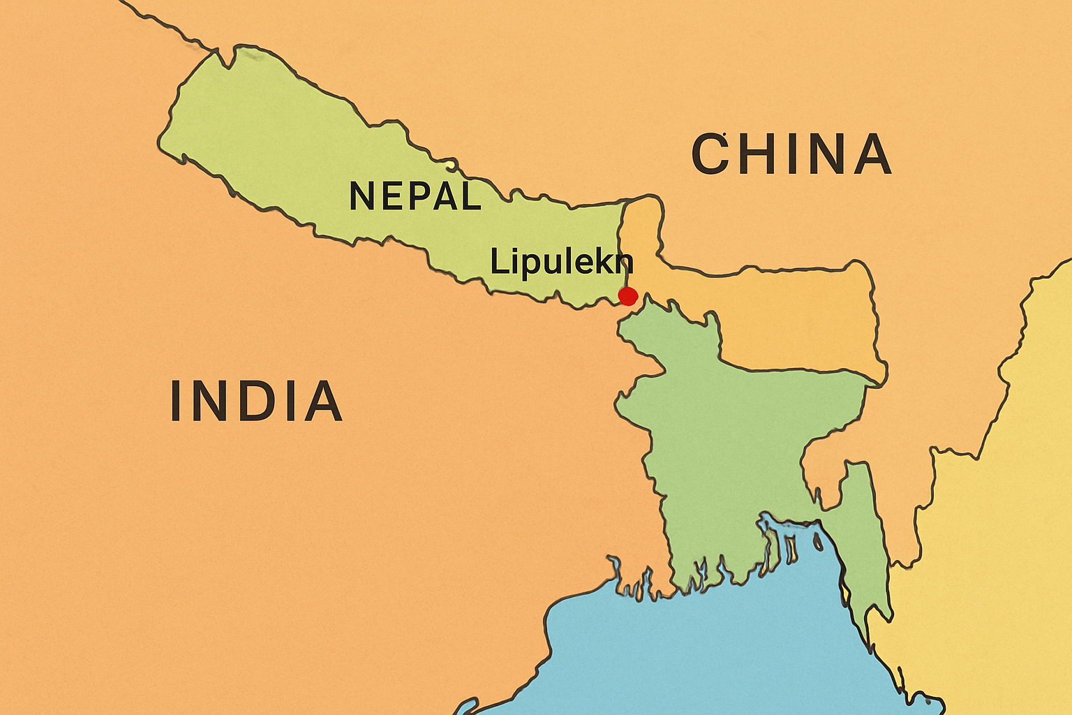 Lipulekh Dispute भारत और नेपाल के बीच सीमा विवाद को लेकर चीन ने हस्तक्षेप से इनकार किया। दोनों देशों को बातचीत से हल निकालने की सलाह दी।