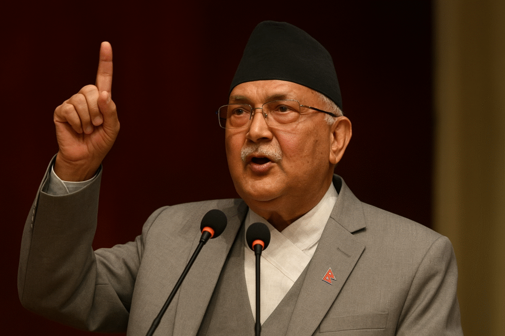 Nepal political crisis में सोशल मीडिया प्रतिबंध और विरोध प्रदर्शनों के बाद ओली ने इस्तीफा दिया। अंतरिम सरकार बनी और हिंसा की जांच आयोग गठित।