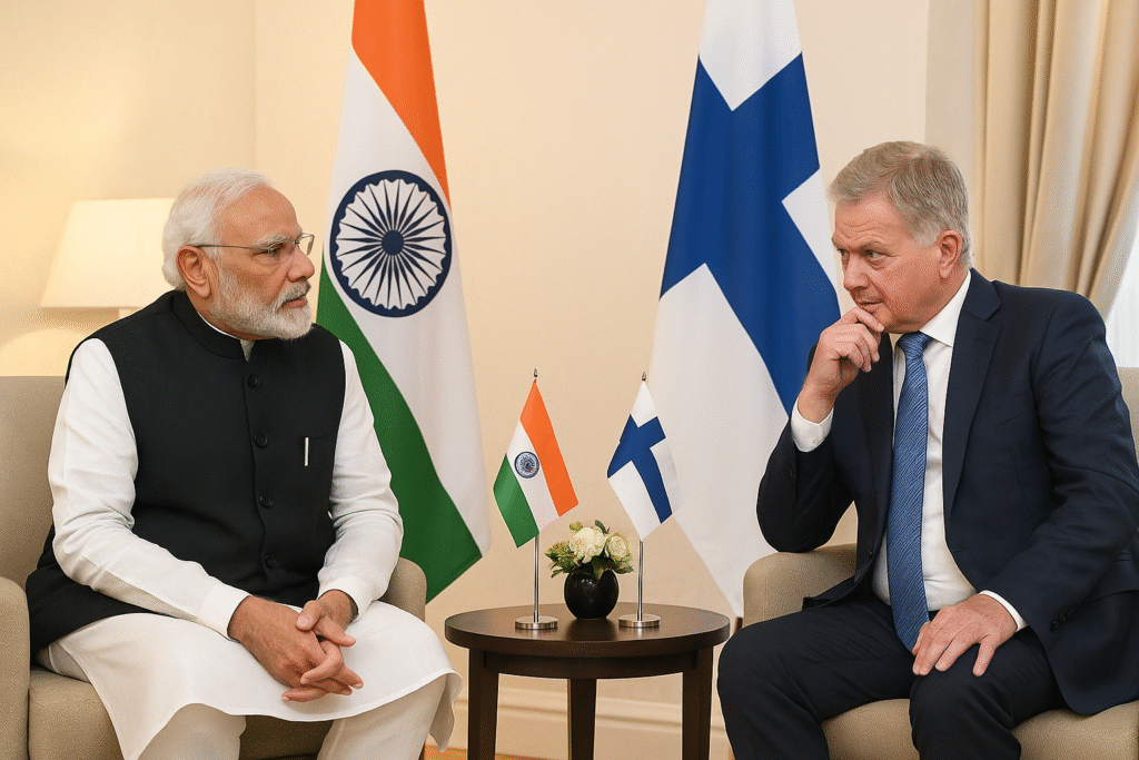 Russia Ukraine war को लेकर भारत ने नाटो प्रमुख के बयान को खारिज किया। फिनलैंड राष्ट्रपति ने भारत को महाशक्ति बताया, ट्रंप ने व्यापार पर आरोप लगाए।