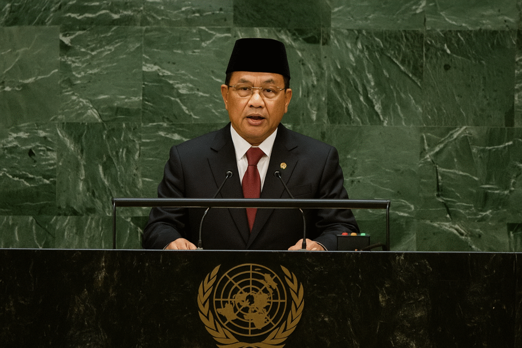 UN General Assembly में इंडोनेशिया राष्ट्रपति ने शांति संदेश दिए और ट्रंप ने रूस-यूक्रेन युद्ध पर कड़ा बयान देते हुए भारत-चीन पर रूस संग व्यापार का आरोप लगाया।